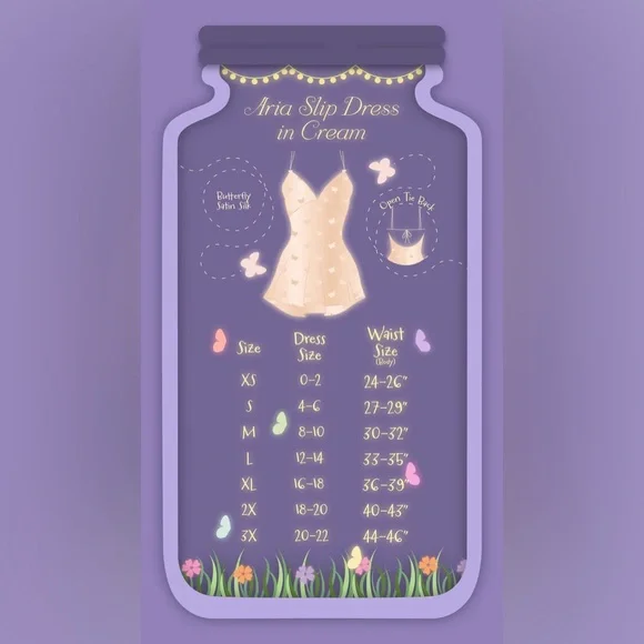 Aria Slip dress in cream - Picture 4 of 5